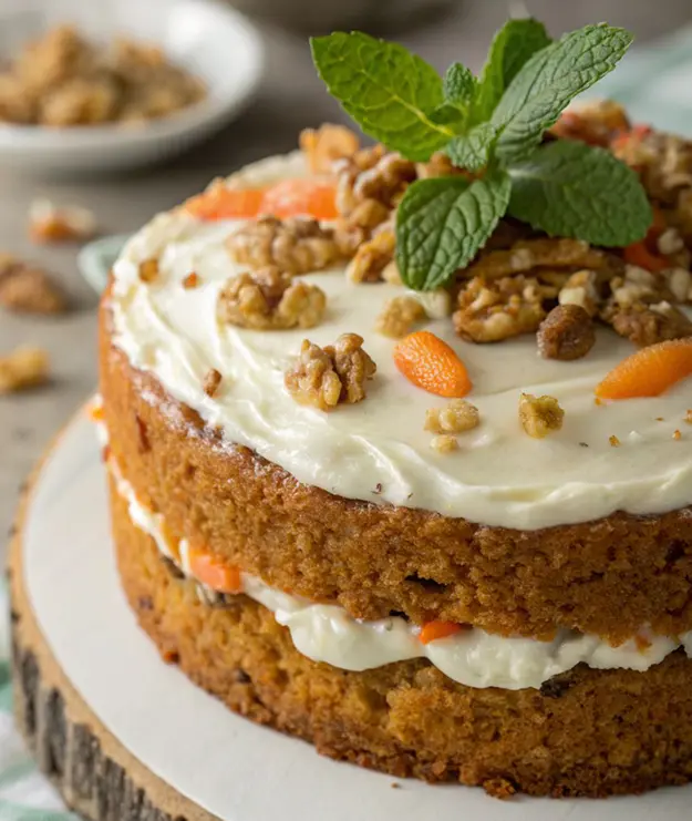 TORTA DE ZANAHORIA 8/12 PORCIONES